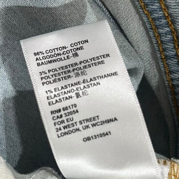 Urban Outfitter BDG Skinny Stretch Jeans Womens Size 29/32 Light Wash Denim - Picture 6 of 9